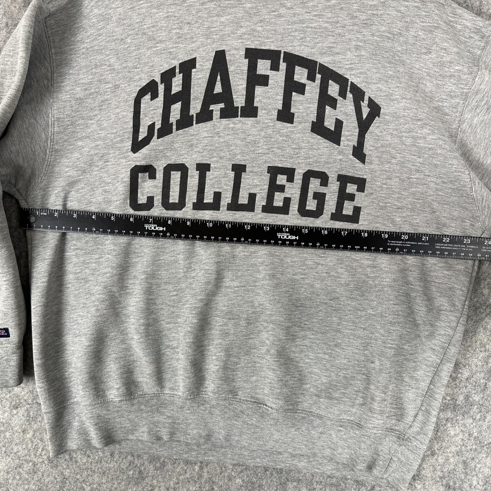 VTG Chaffey College Sweatshirt Adult L Gray Jansport California Beverly Cleary - Picture 6 of 7